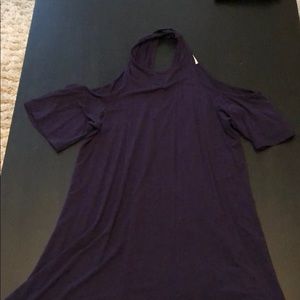 Navy cold shower dress